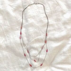 Elegant Multi-Strand Silver Necklace